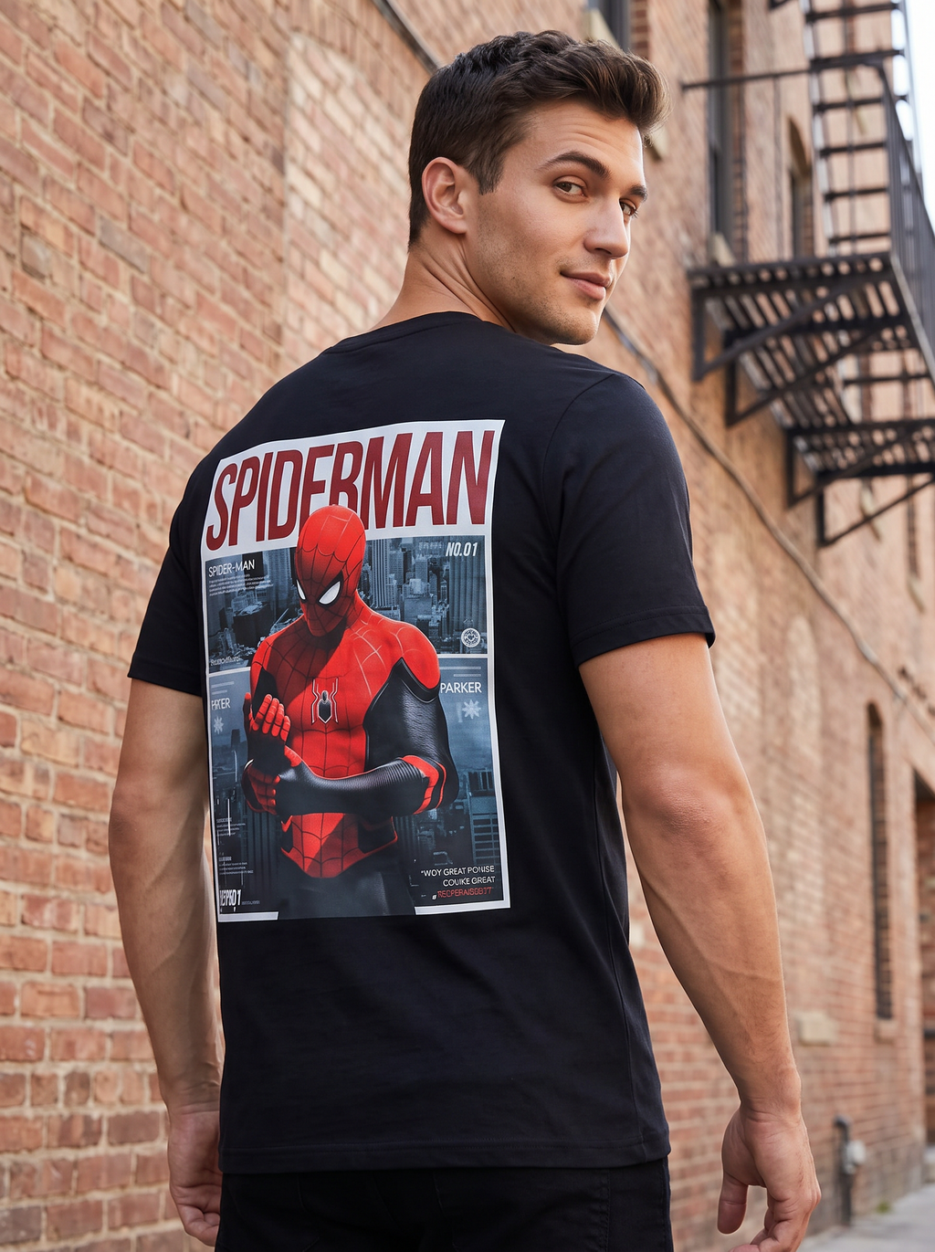 Spiderman Oversized Tee