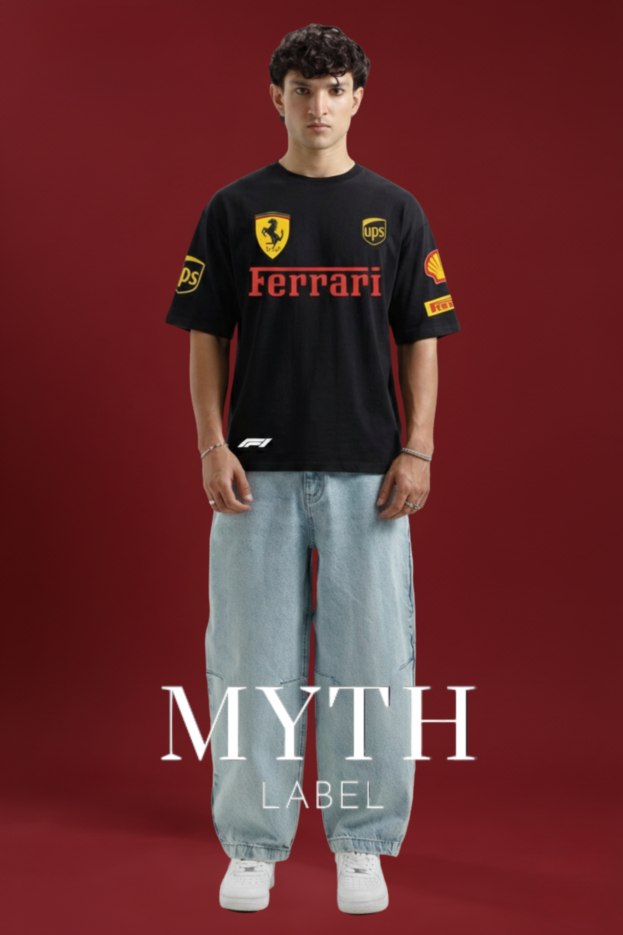 F1 Oversized Ferrari  Shirt
