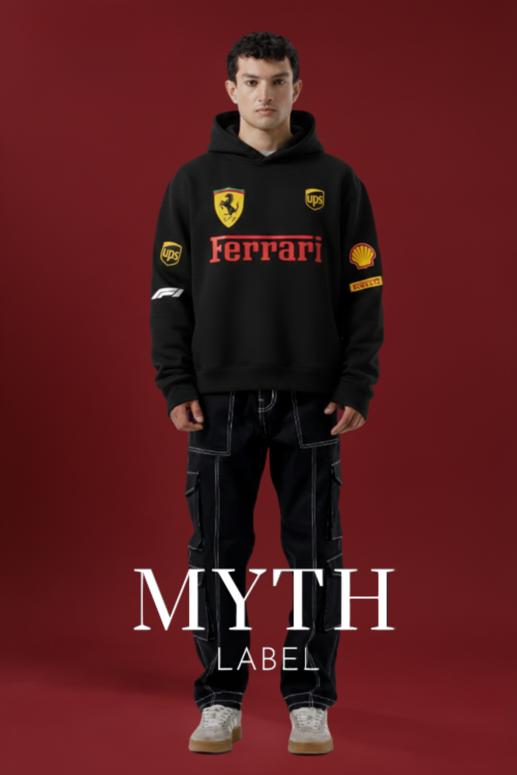 F1 Over Sized Ferrari Hoodie