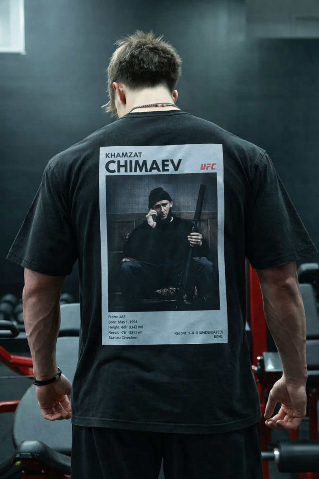 Khamzat Chimaev Oversized Shirt