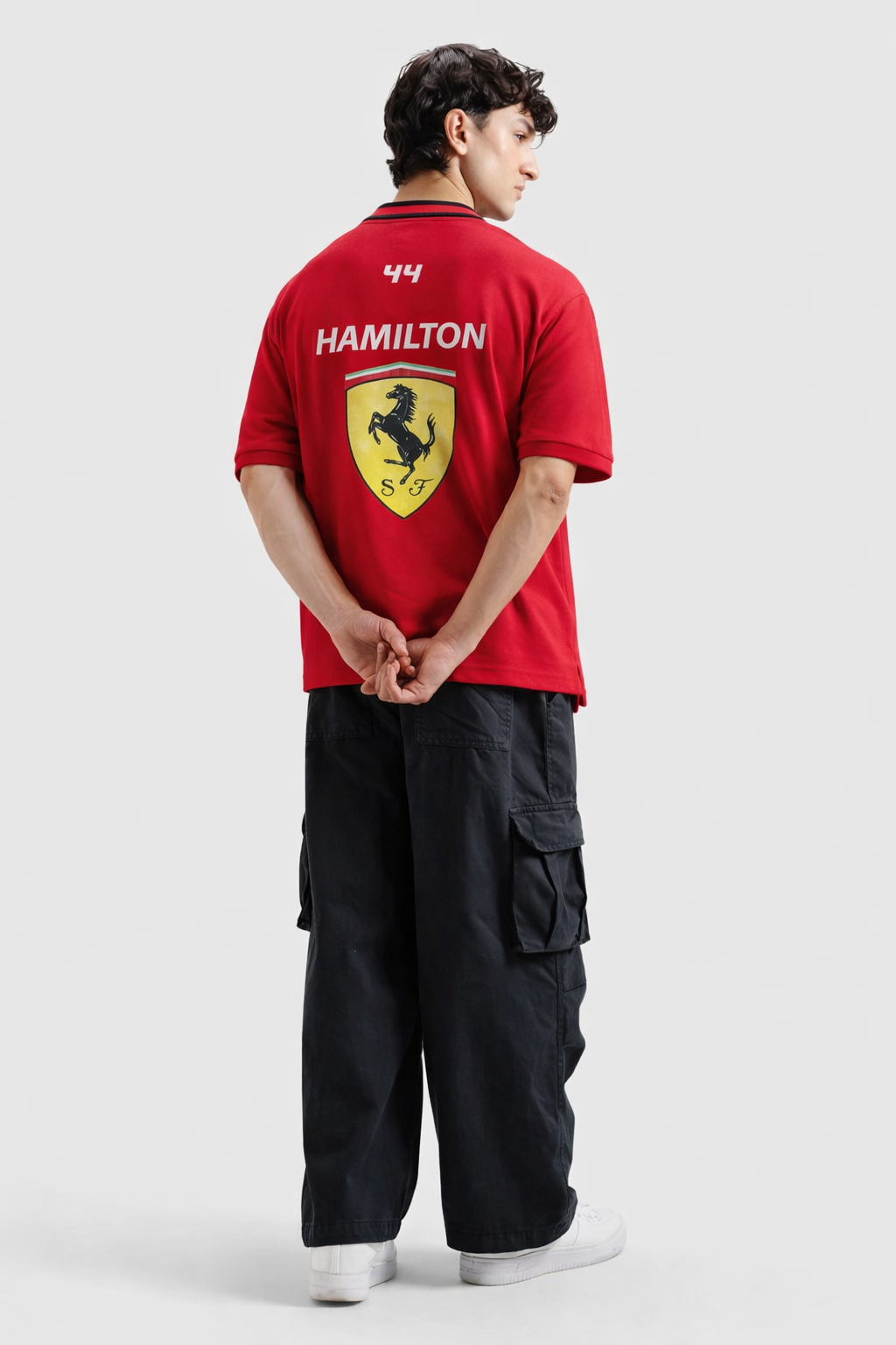 F1 Ferrari Shirt Polo  Laclerc & Hamilton
