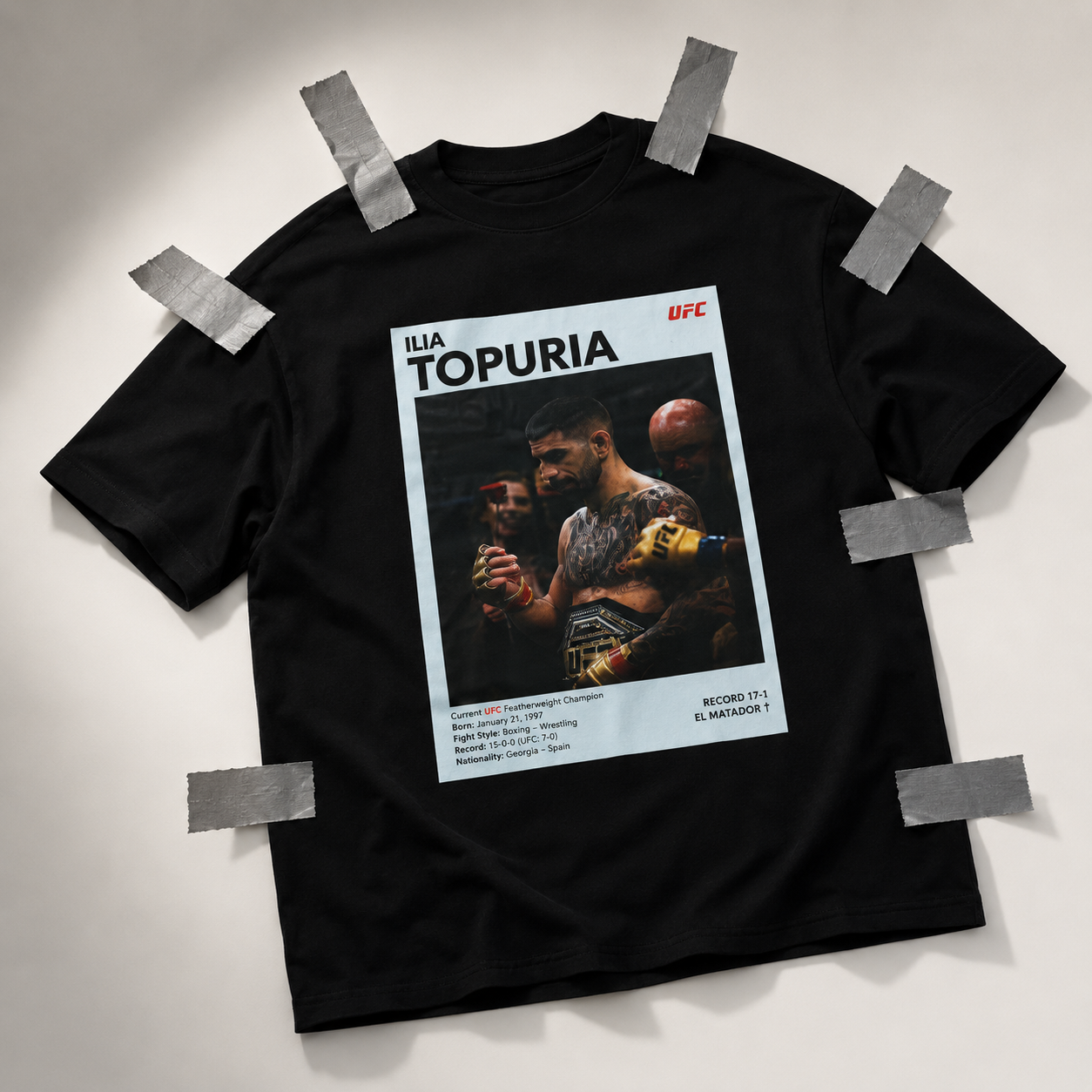 Ilia Topuria Oversized Shirt