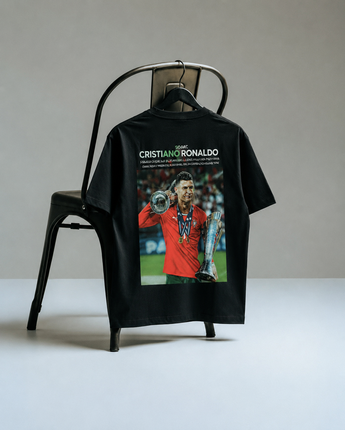 Cristiano Ronaldo Graphic Oversized sHirt