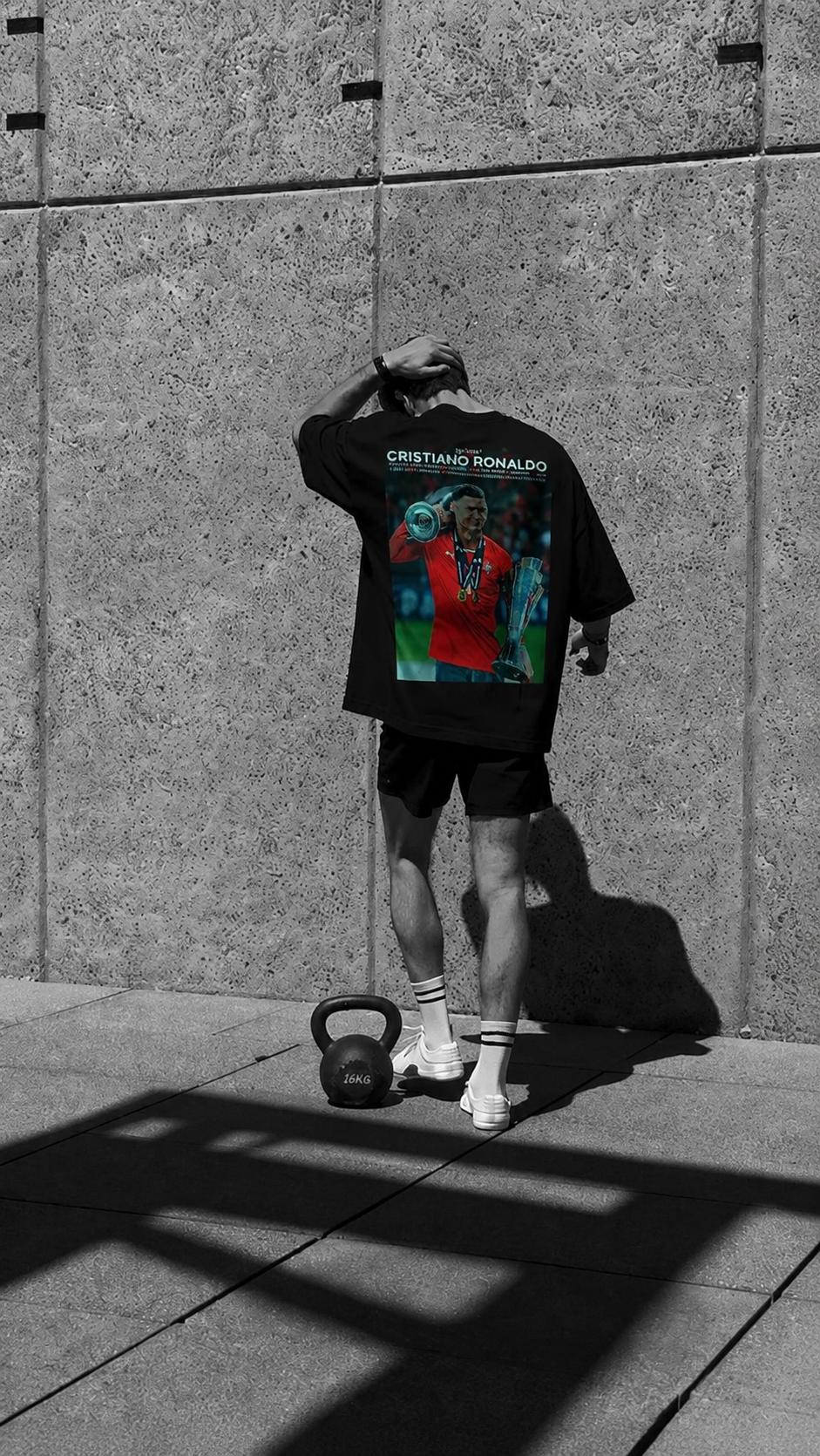 Cristiano Ronaldo Graphic Oversized sHirt