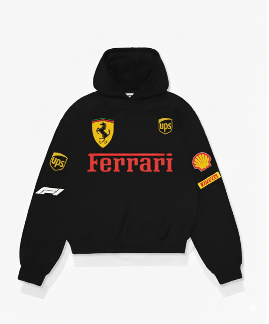 F1 Over Sized Ferrari Hoodie