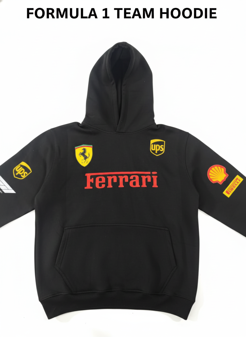Over Sized Ferrari Hoodie