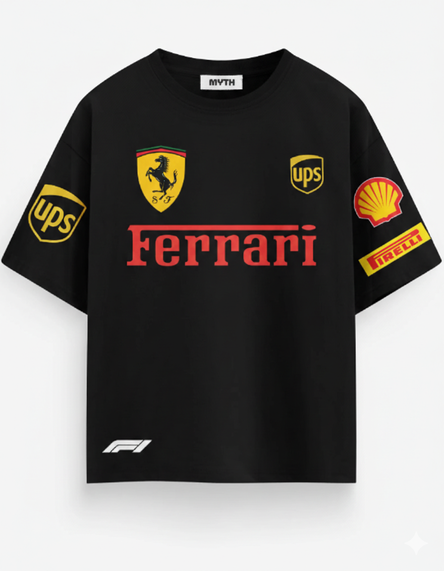 F1 Oversized Ferrari  Shirt