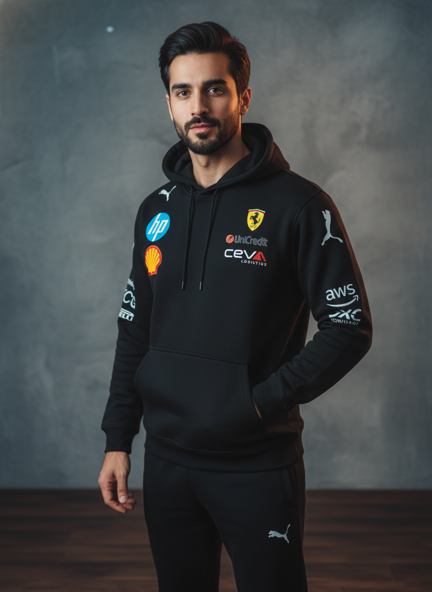 Oversized puma ferrari Hoodie