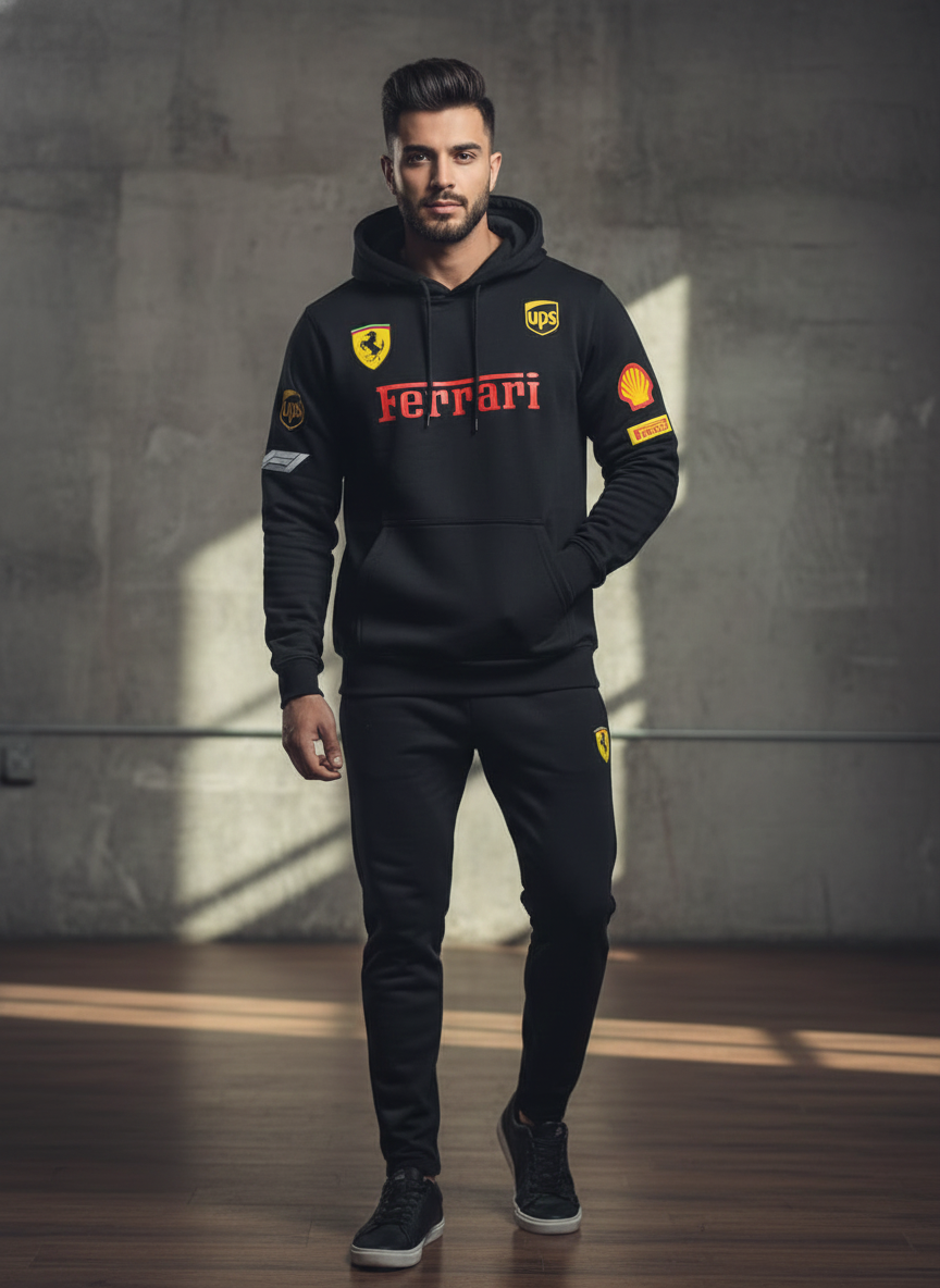 F1 Over Sized Ferrari Hoodie