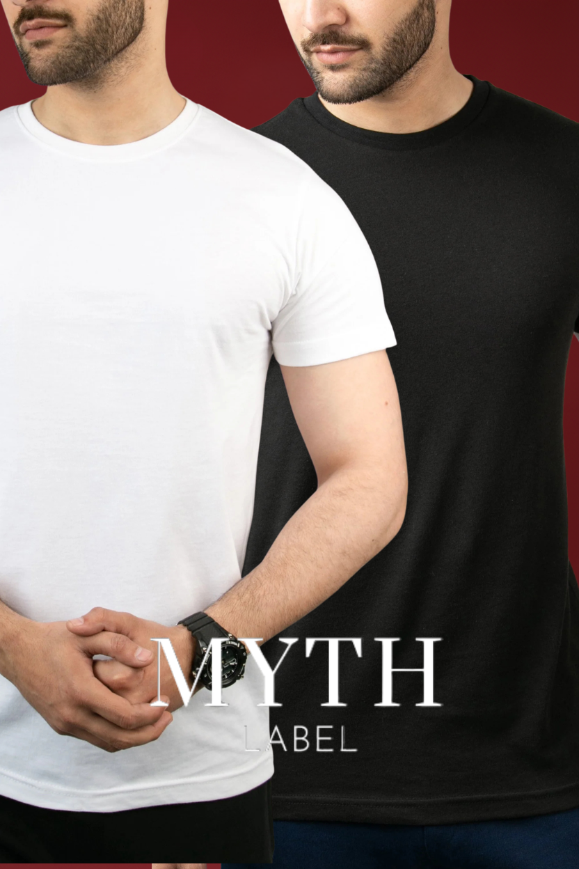 Pack of 2 Black & White shirts
