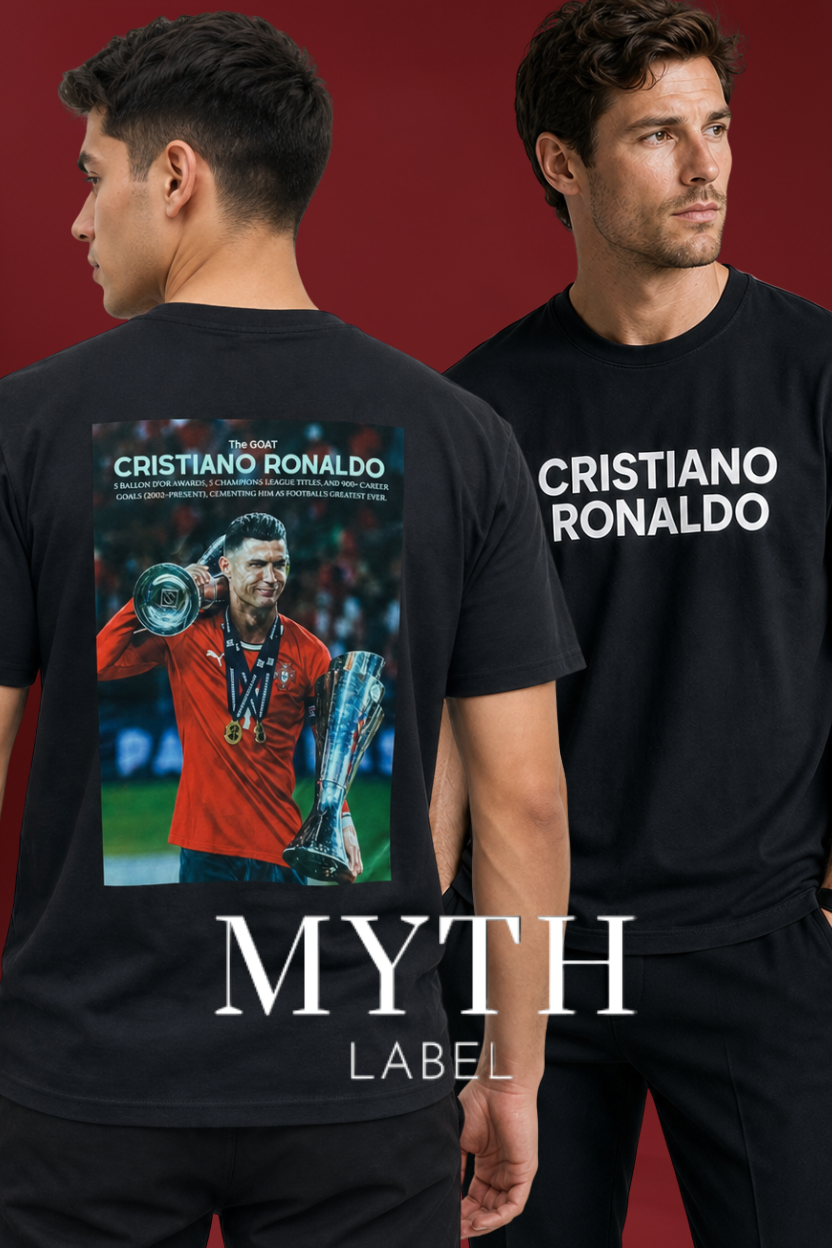 Cristiano Ronaldo Graphic Oversized sHirt